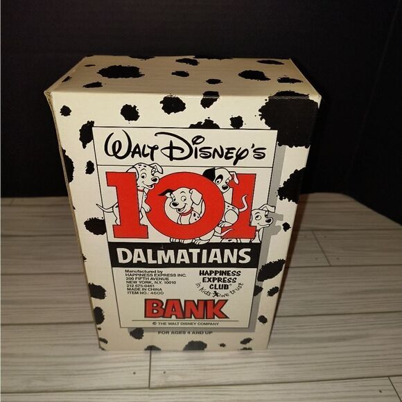The Walt Disney Company 101 Dalmatians Vinyl Kids Vintage Collectible Bank New - Picture 10 of 10